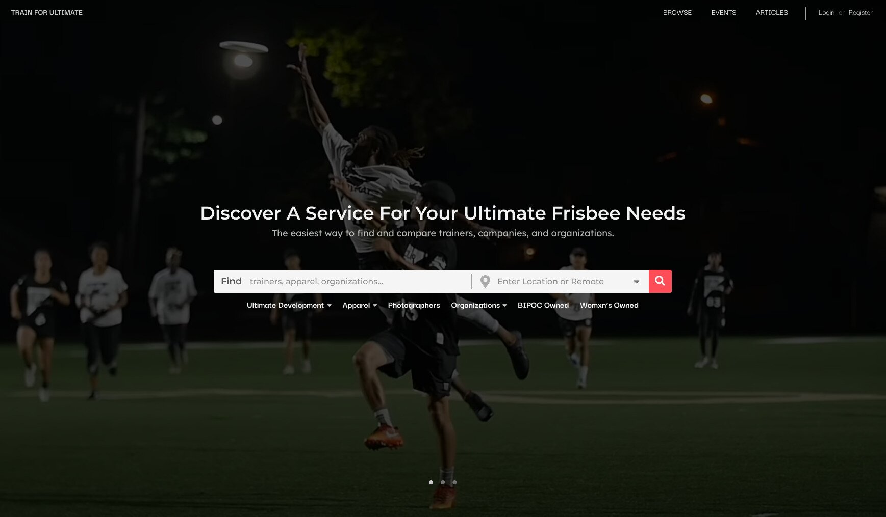Website screenshot
